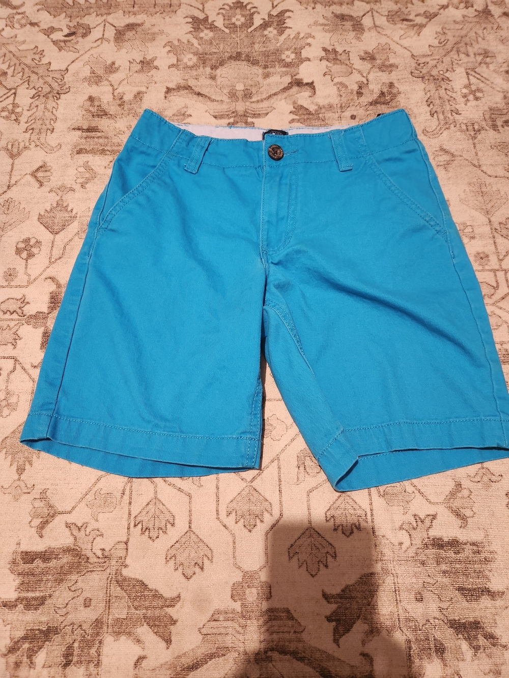 J. Khaki Bright Turquoise Boys' Casual Shorts